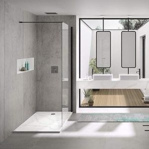 attractive custom bath and shower
